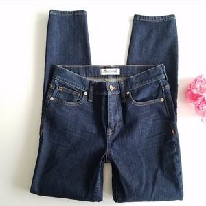 Madewell high riser skinny jeans